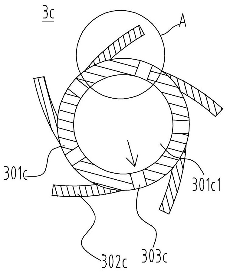 Storage device for preventing sludge from caking, and operation method