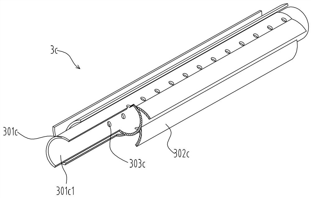 Storage device for preventing sludge from caking, and operation method