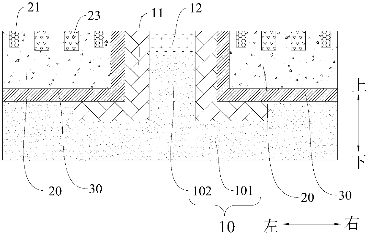 Integrated cascade device and preparation method thereof