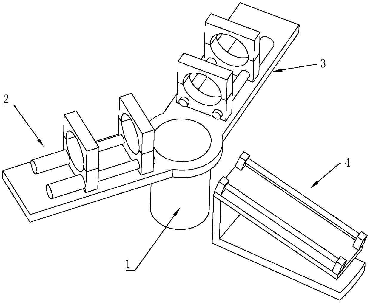 Novel petroleum pipeline welding device