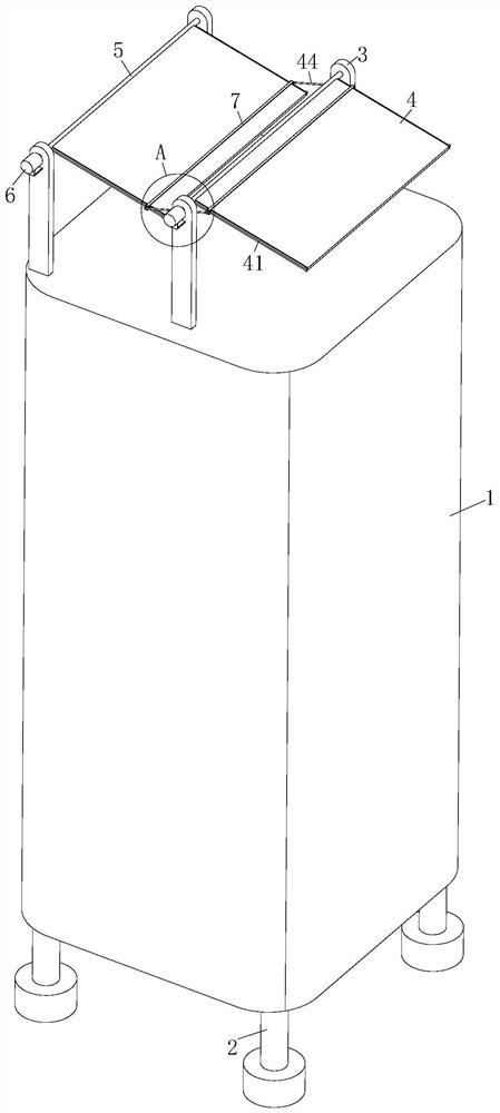 An outdoor power cabinet system based on solar power generation