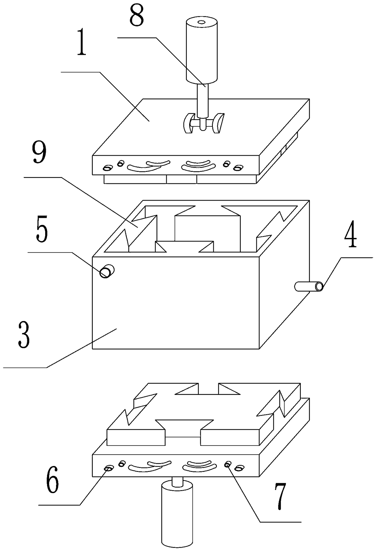 Hard PVC structural foam, and preparation method and shaping mold thereof