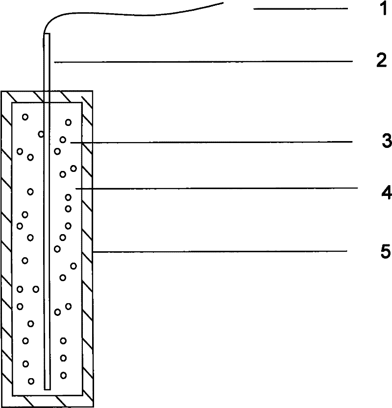 Enzyme fuel cell anode and preparation method thereof