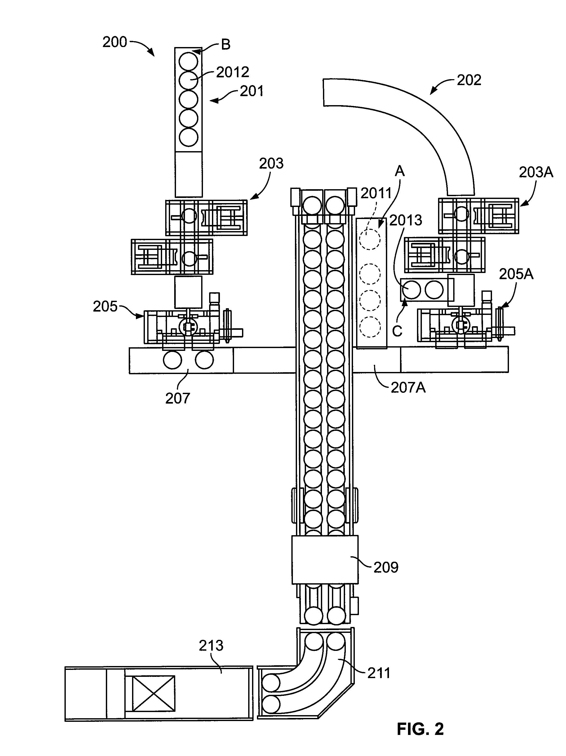 Automated system for handling food products