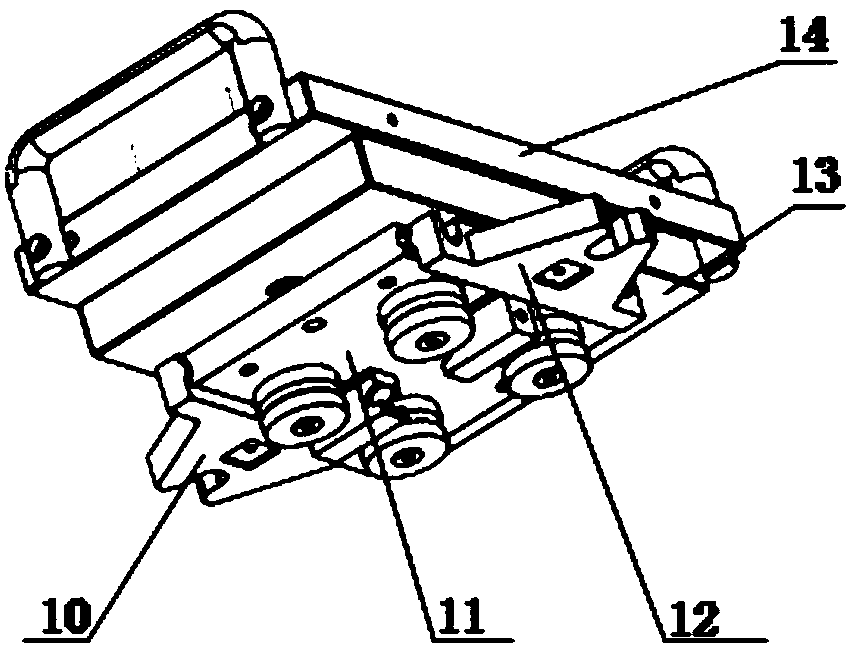 Annular storing device based on circular arc guide rail