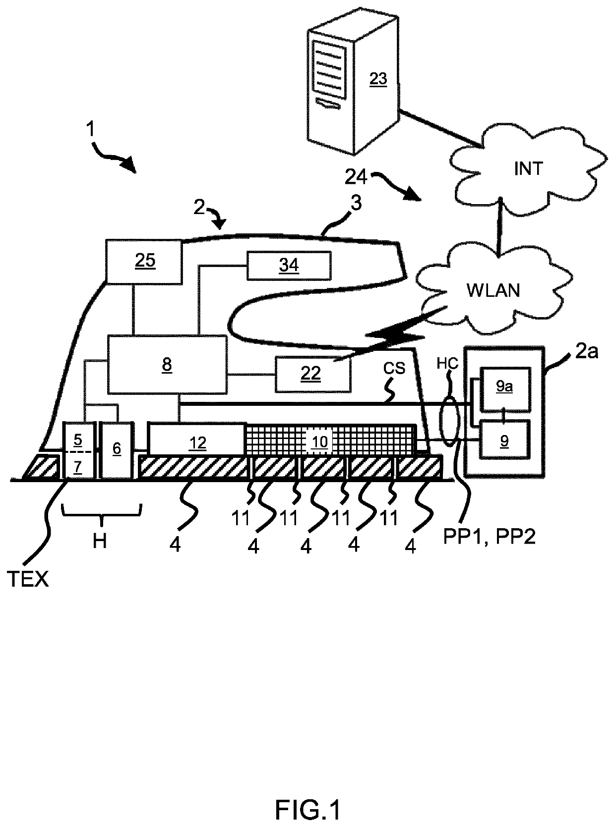 Method for actively decreasing the temperature of a heatable soleplate in a textile treatment device