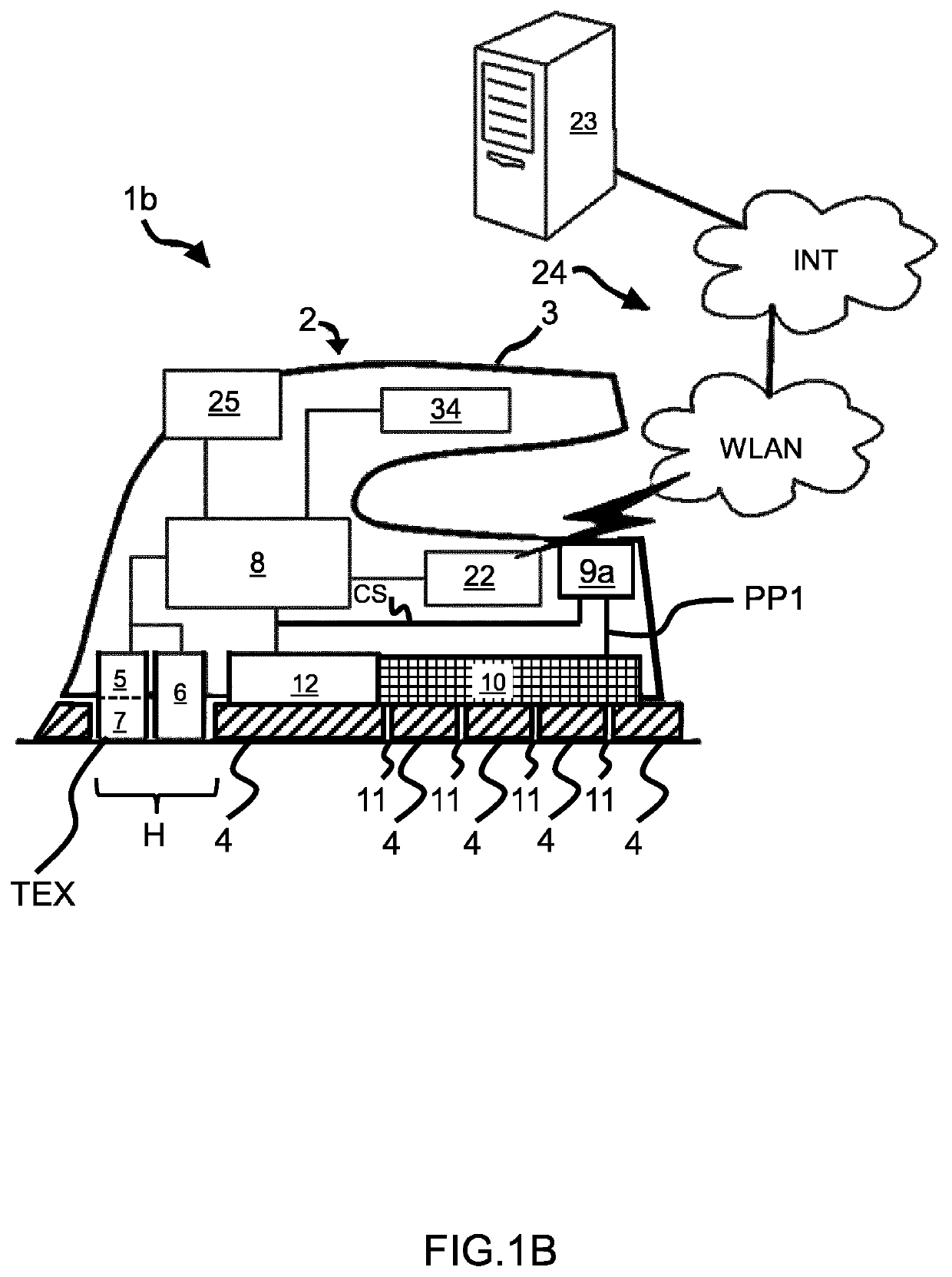 Method for actively decreasing the temperature of a heatable soleplate in a textile treatment device