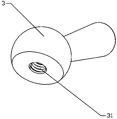 Adjusting rotary device and lamp provided with same