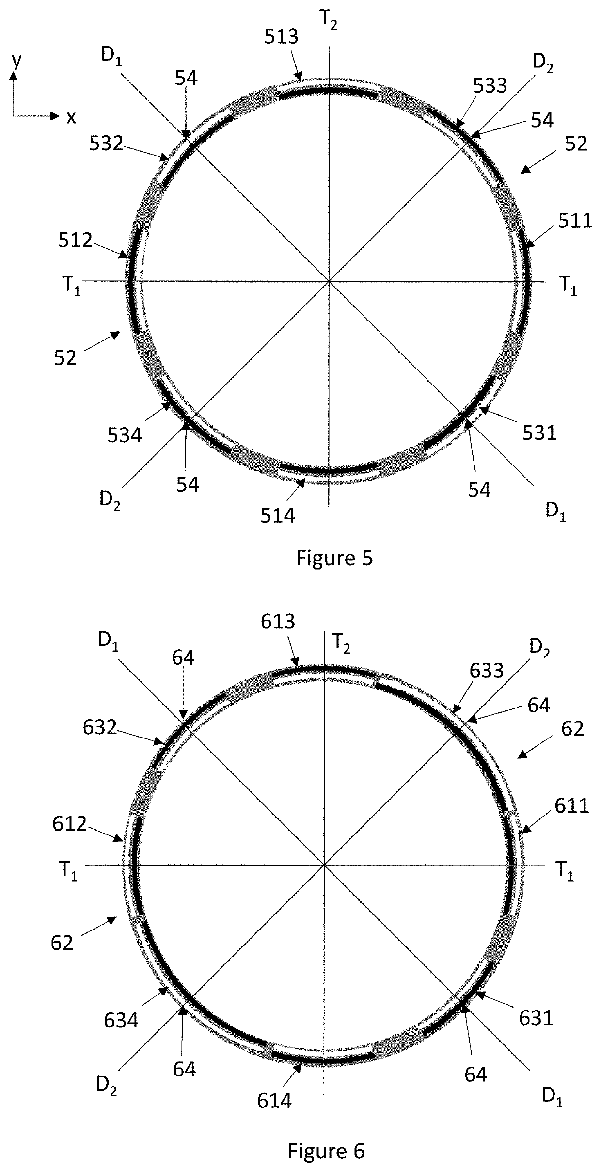 Piezoelectric ring gyroscope