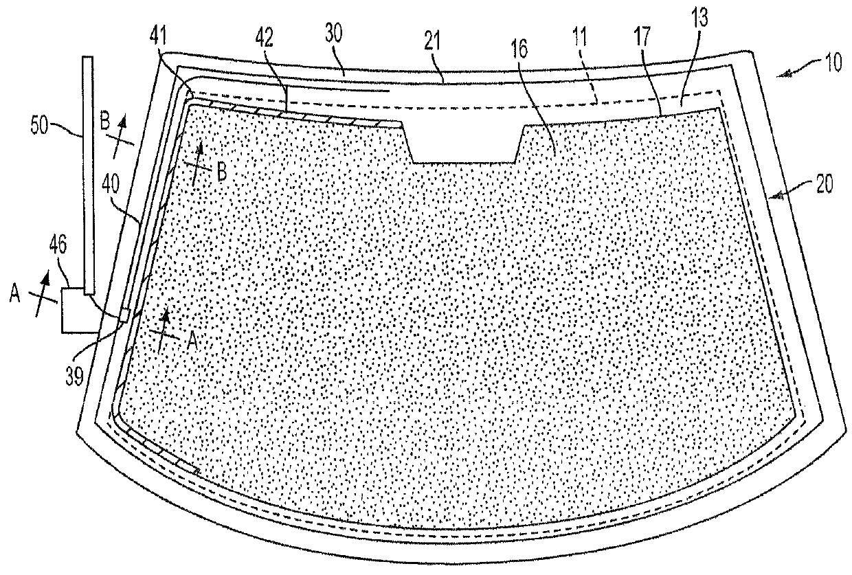 Hidden window antenna