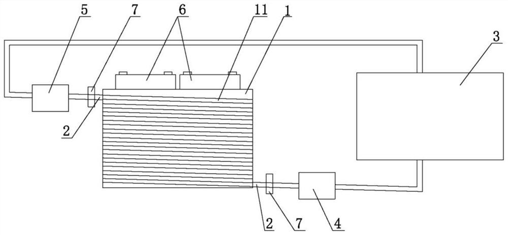 Cooling device for liquid injection of lithium ion battery and liquid injection method