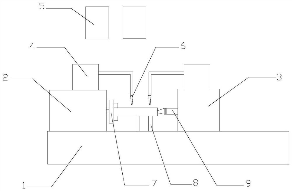 Numerical control welding process technology for double-circle welding seam of aluminum alloy conductive terminal conductor