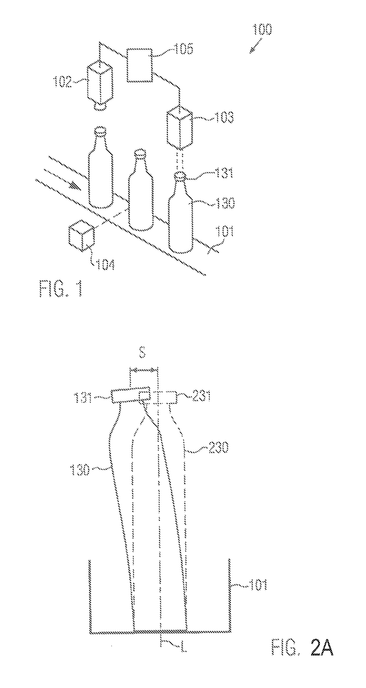 Device for printing closures of closed containers