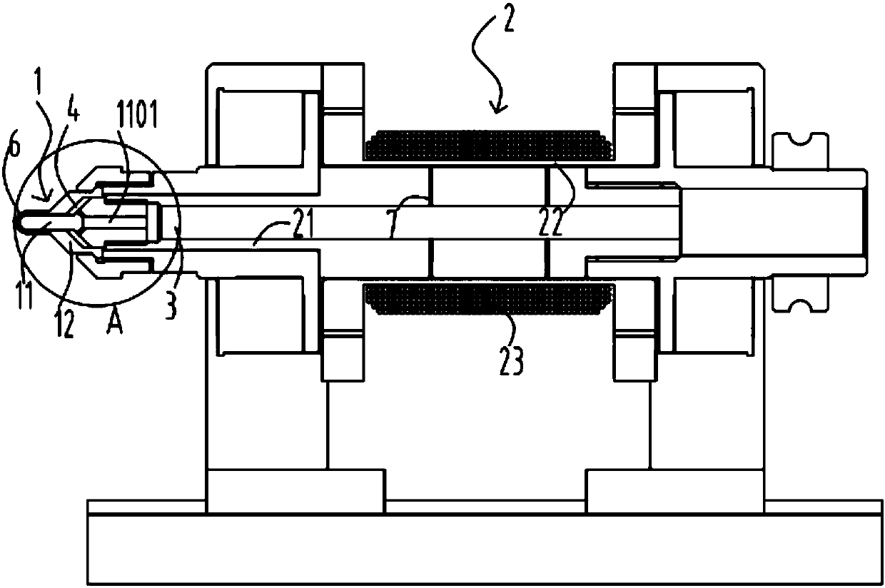 A kind of ultra-precision grinding head device