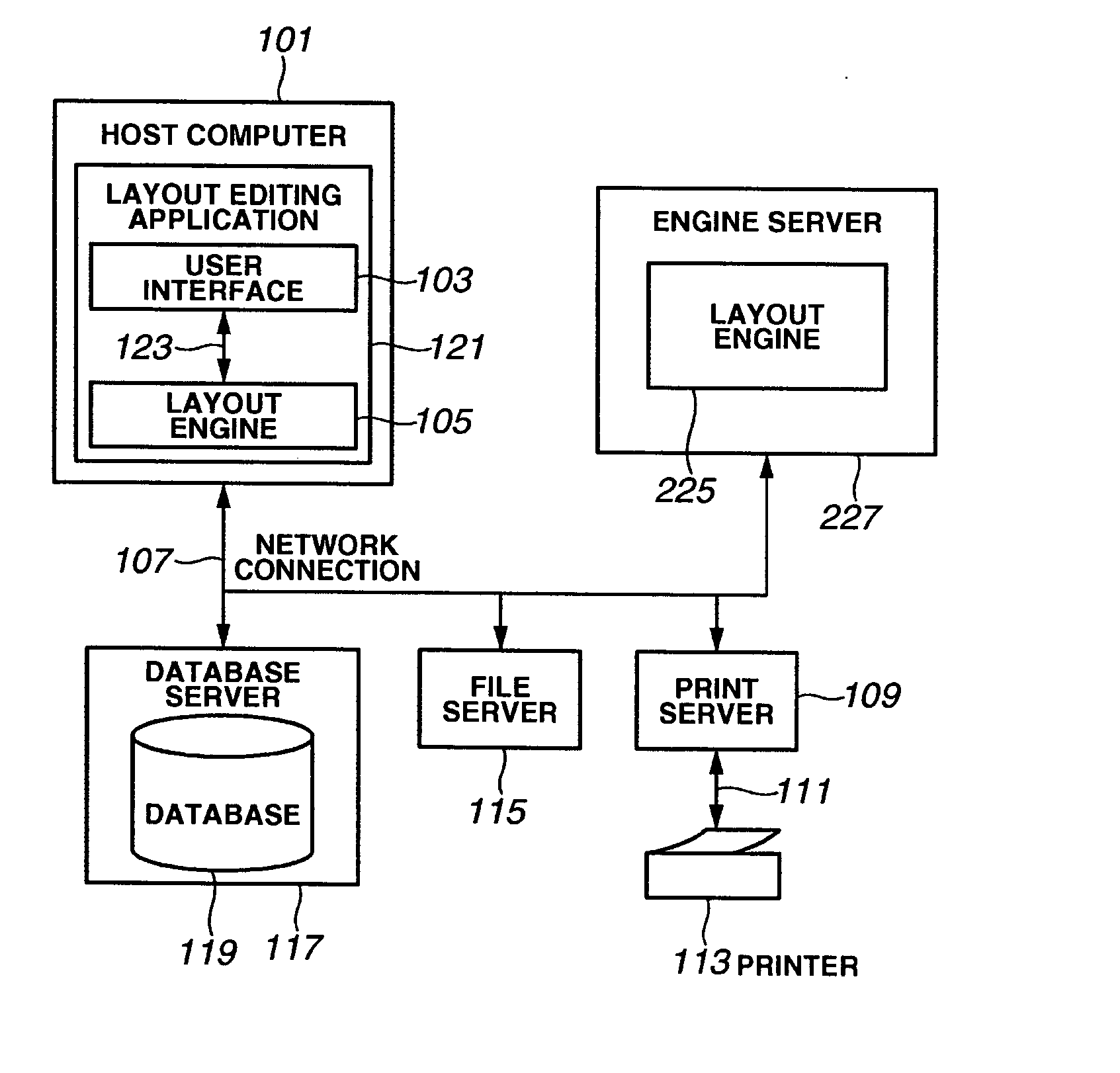 Layout processing method, layout processing apparatus, and layout processing program