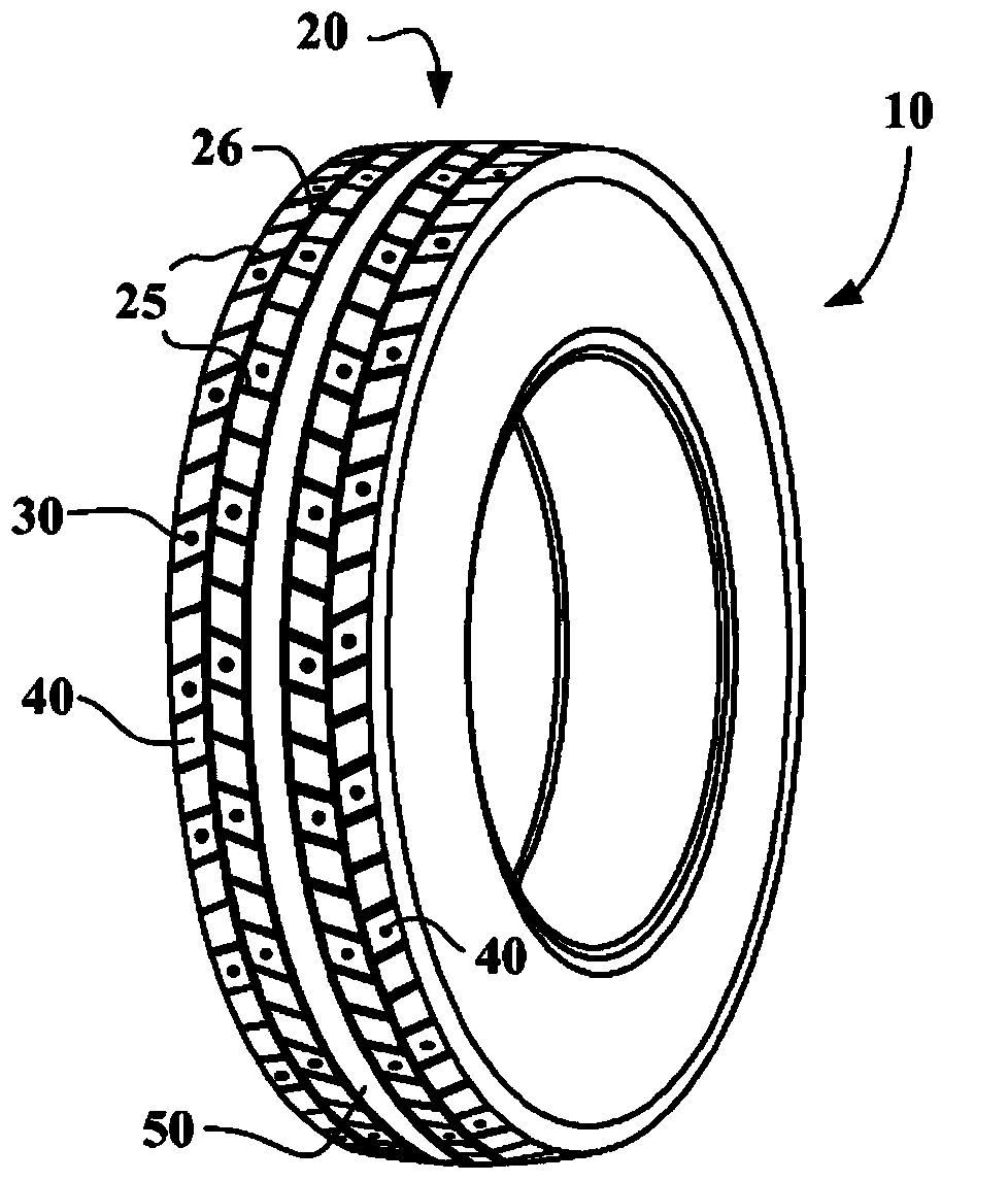 Studded tyre