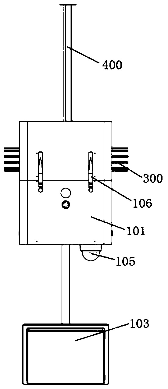 Intelligent non-inductive temperature measurement system and temperature measurement method for pig farm