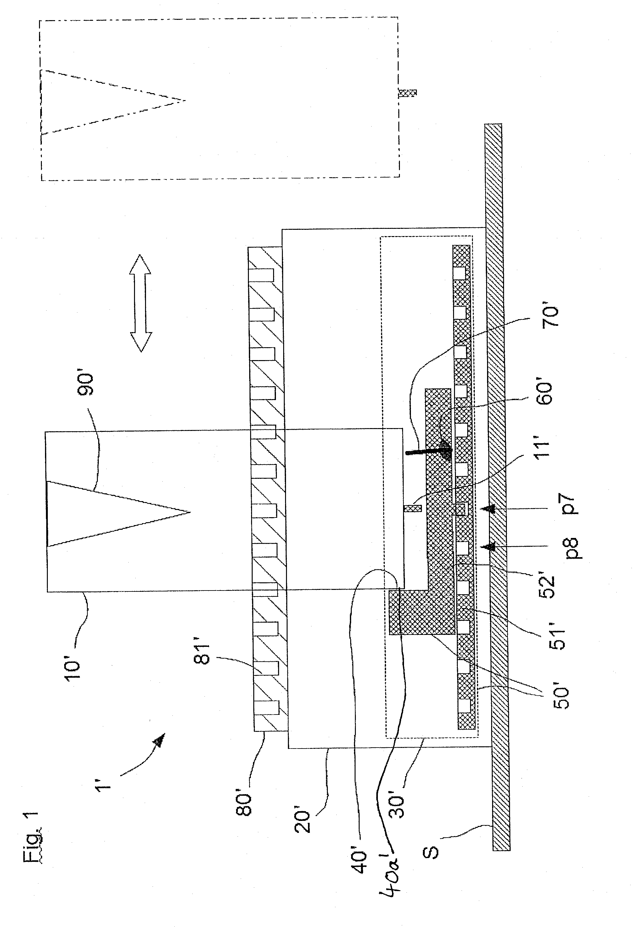 Positioning Device for a Sample Distribution Apparatus, Sample Distribution Apparatus with Positioning Device and Method for Positioning