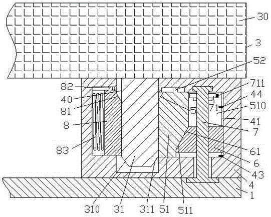 Circuit board assembly with adjustable clamping speed and upper and lower limiting sensors