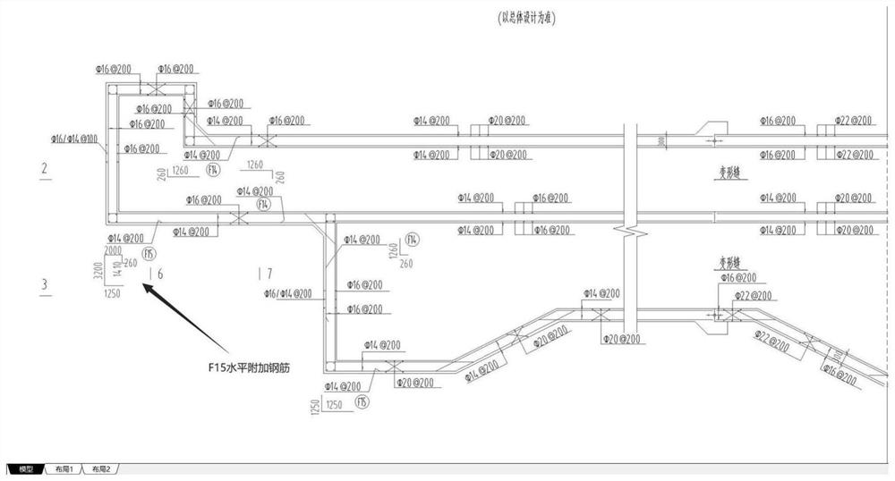 Method and system for fine calculation of additional reinforcement of pipe gallery concrete wall based on bim technology