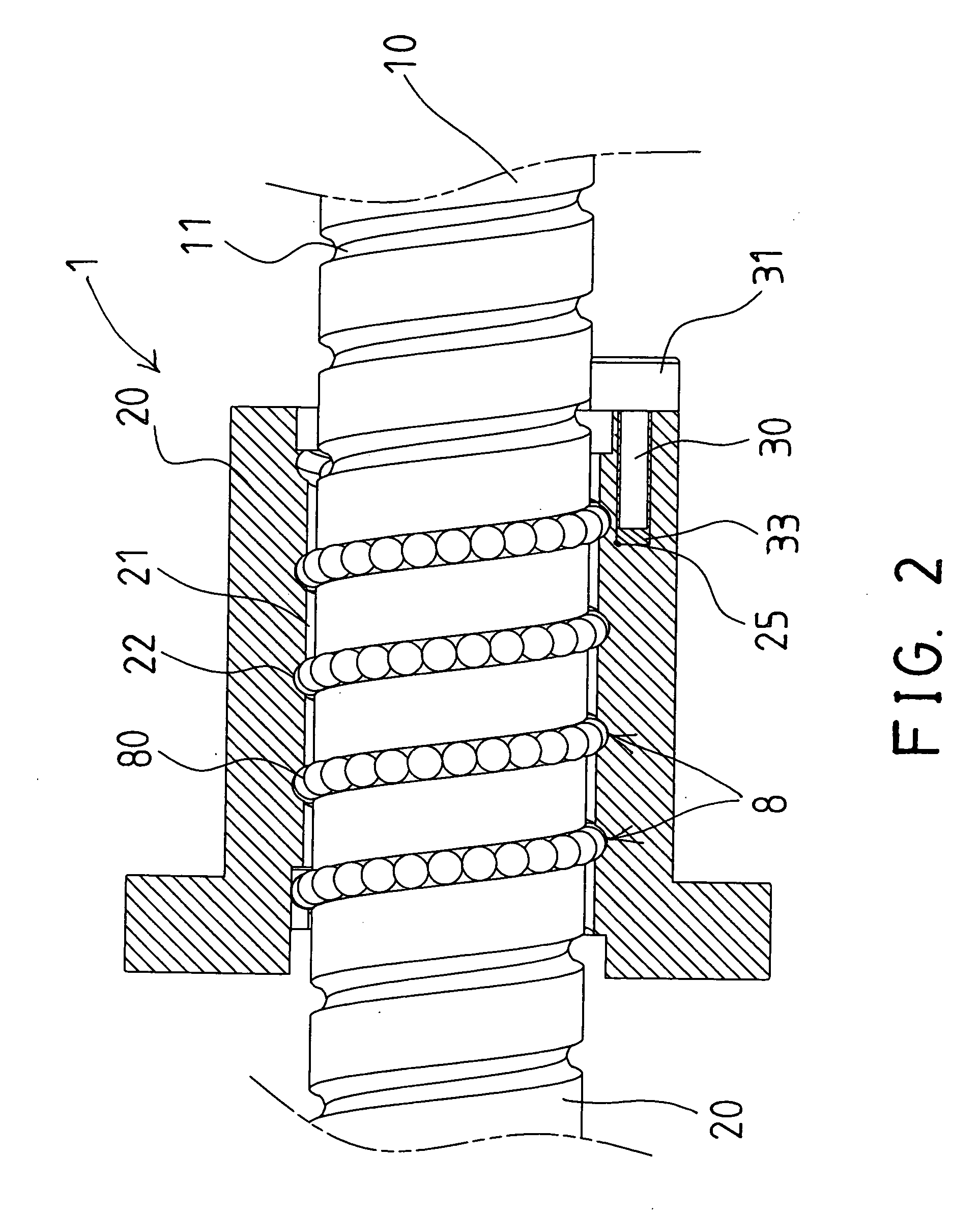 Temperature detecting device for motion guide apparatus