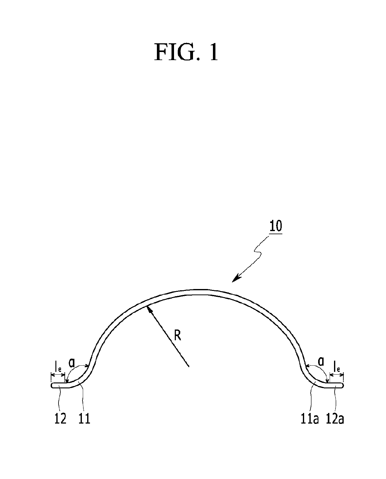 Arched steel fibers for reinforcing cement-based material