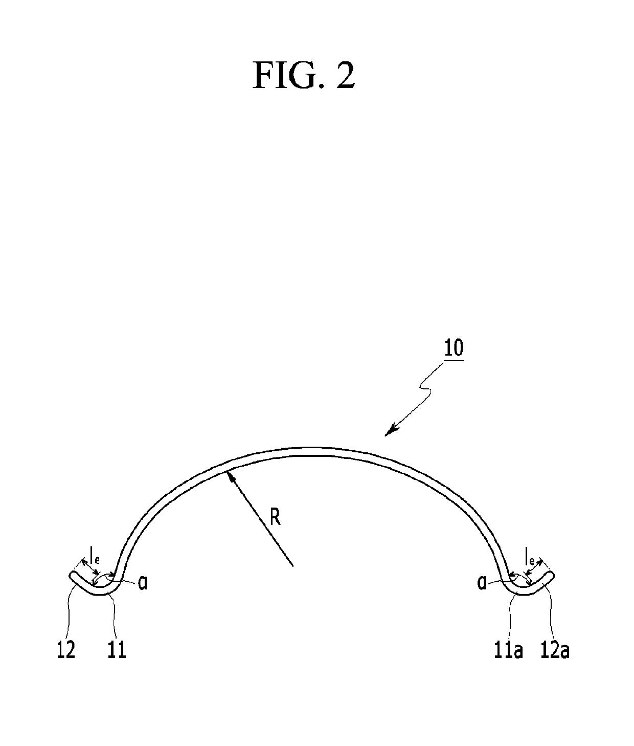 Arched steel fibers for reinforcing cement-based material