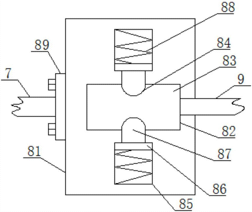 Raw material processing device for gypsum molding