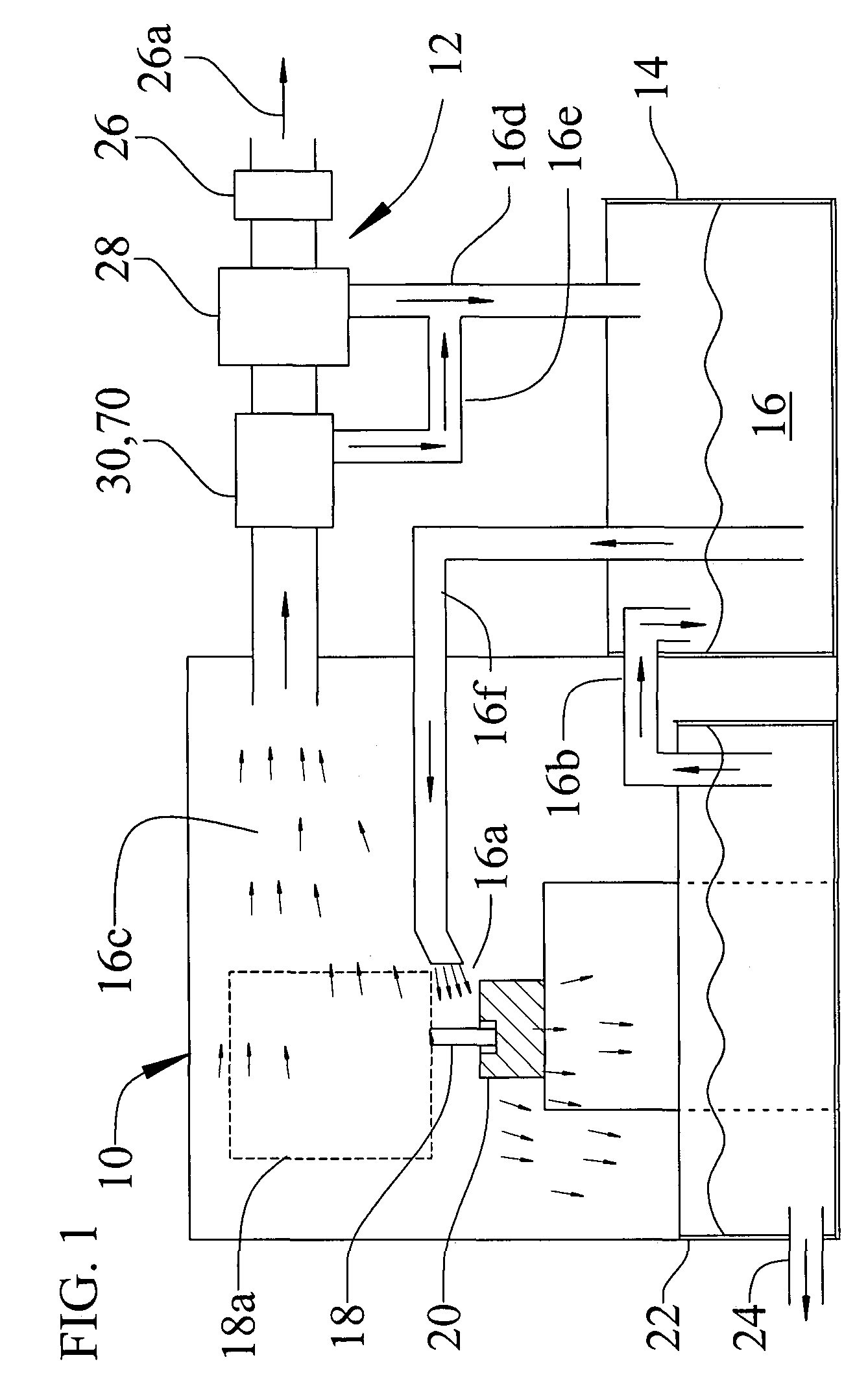 Cyclonic separator for mist collectors