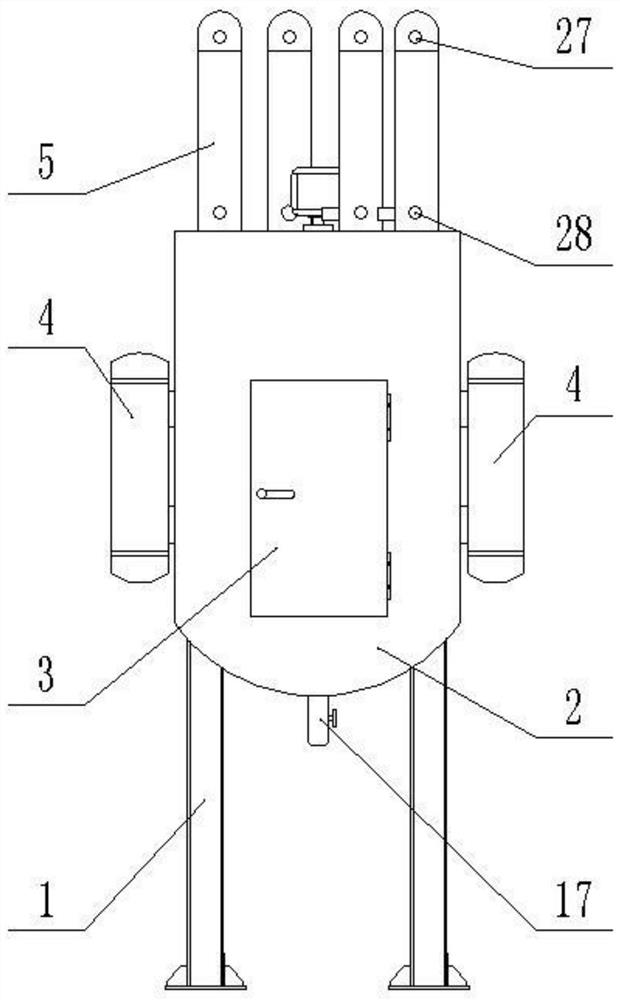 Traditional Chinese medicinal material reflux extraction tank