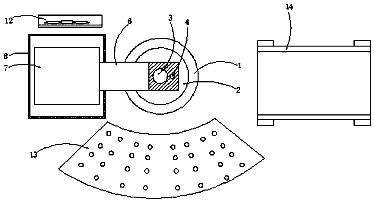 Continuous impregnating system for bamboo curtain board