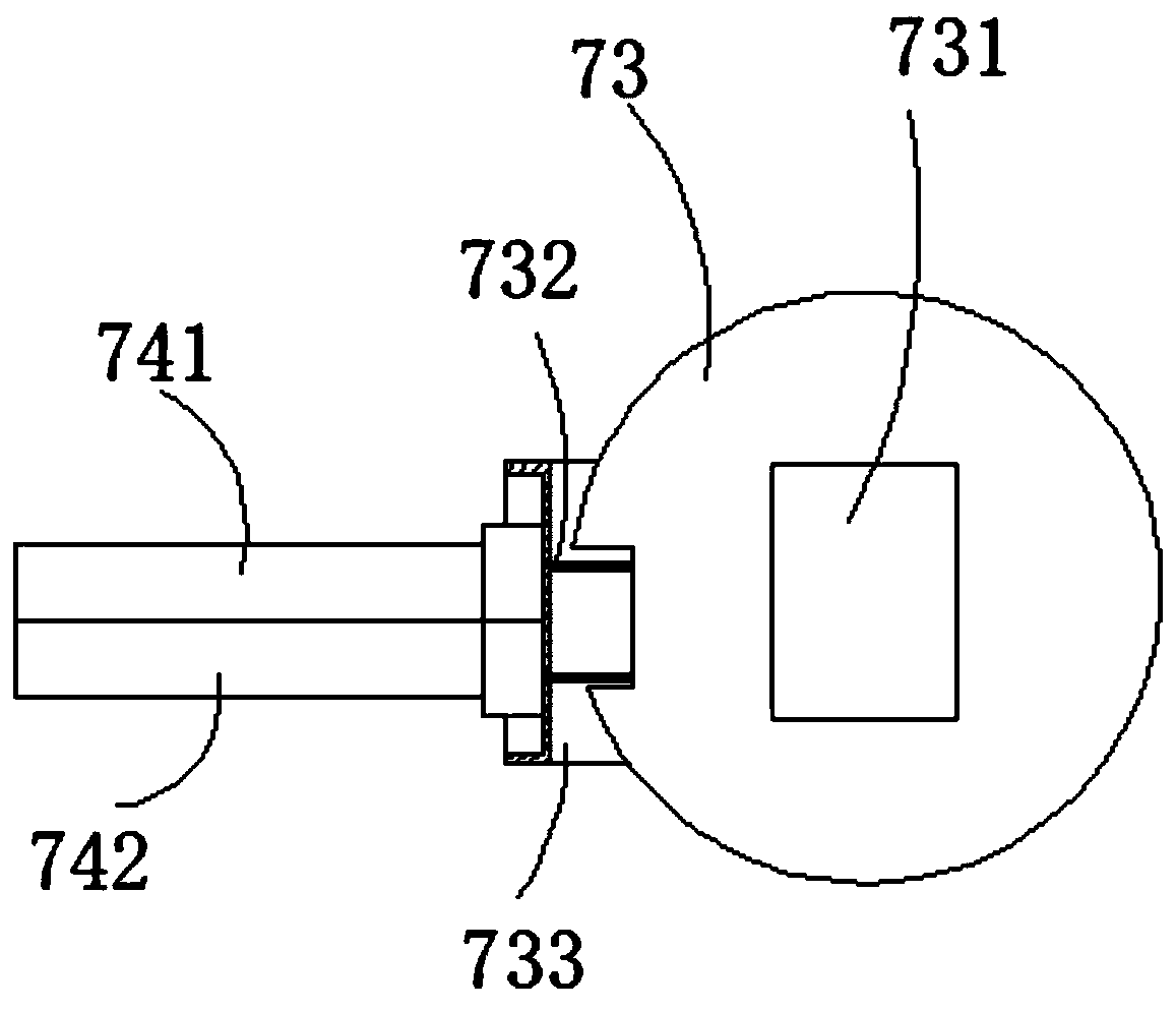 Continuous impregnating system for bamboo curtain board