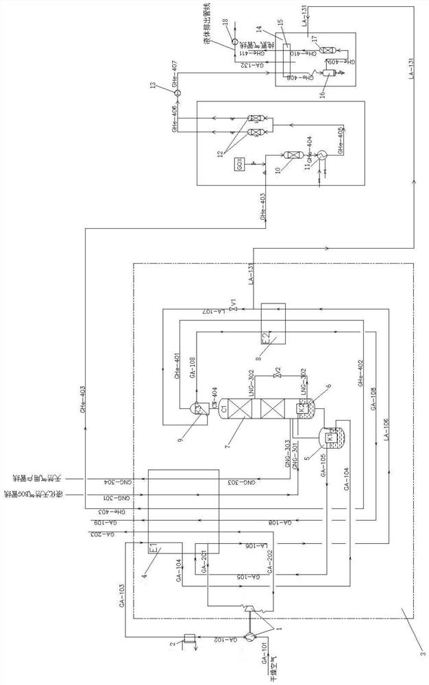 System and method for extracting helium from natural gas