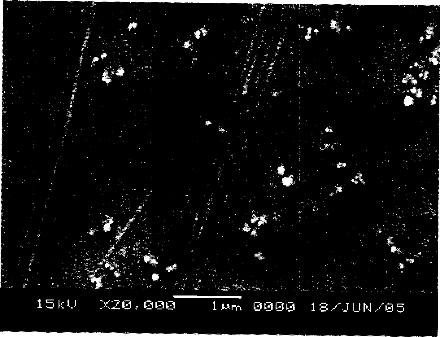 Carbon nanometer tube composite fibre with high orientation and production thereof