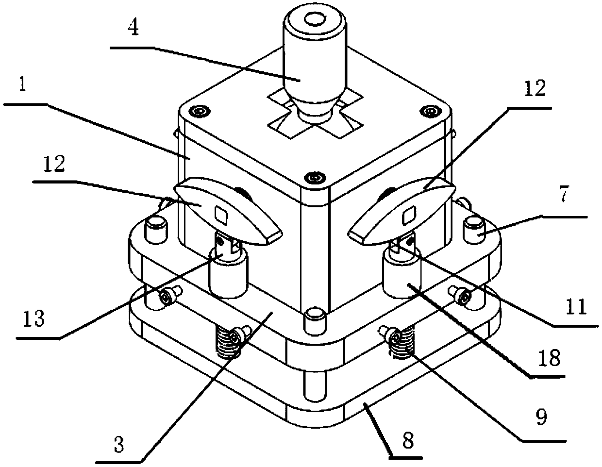 Ball socket type two-degree-of-freedom variable-rigidity robot joint