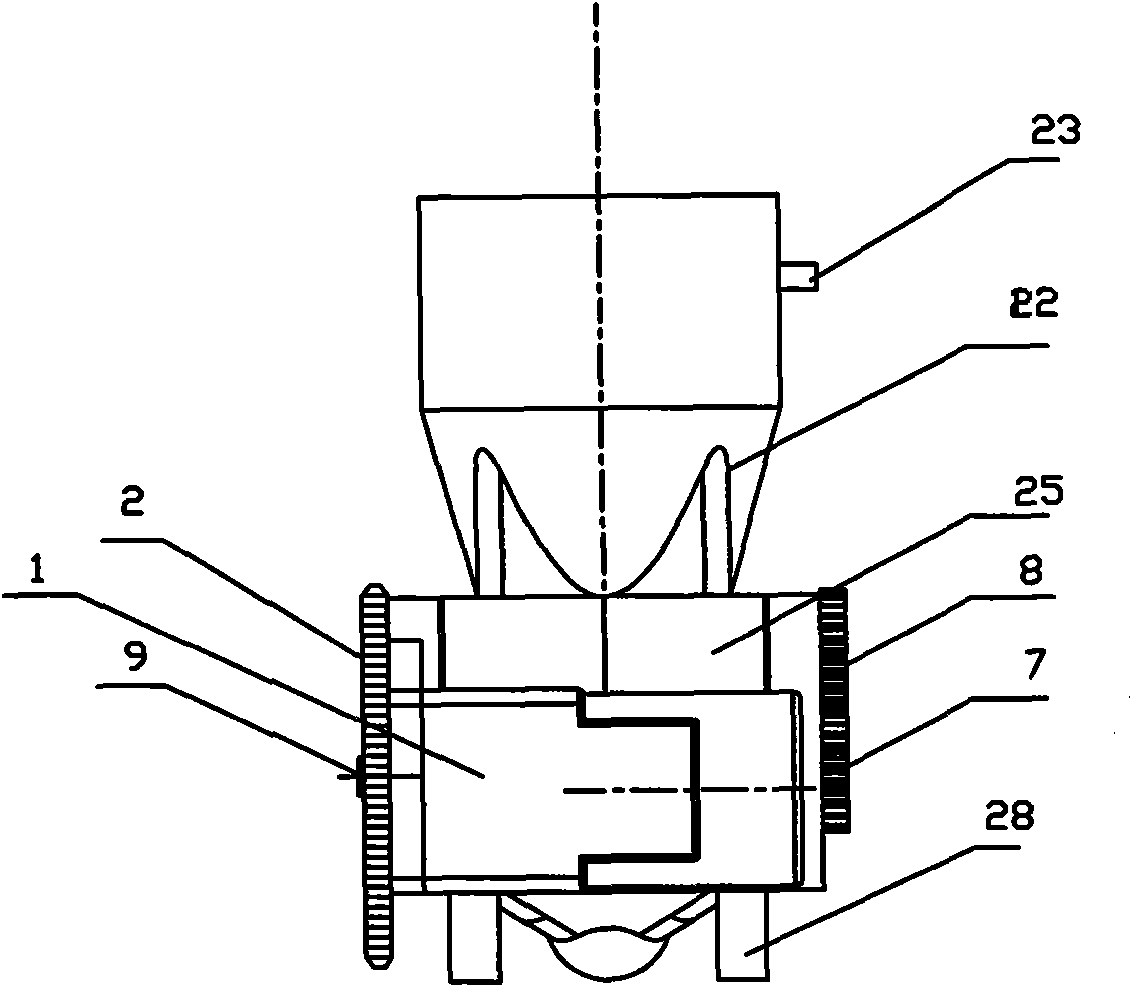 Strong-function pulverizing device for processing household garbage