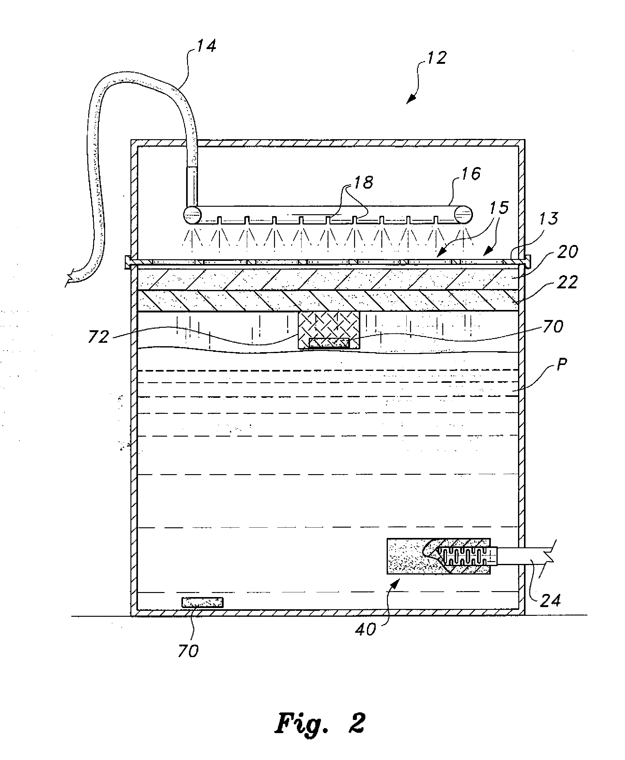 Gray water recycling system