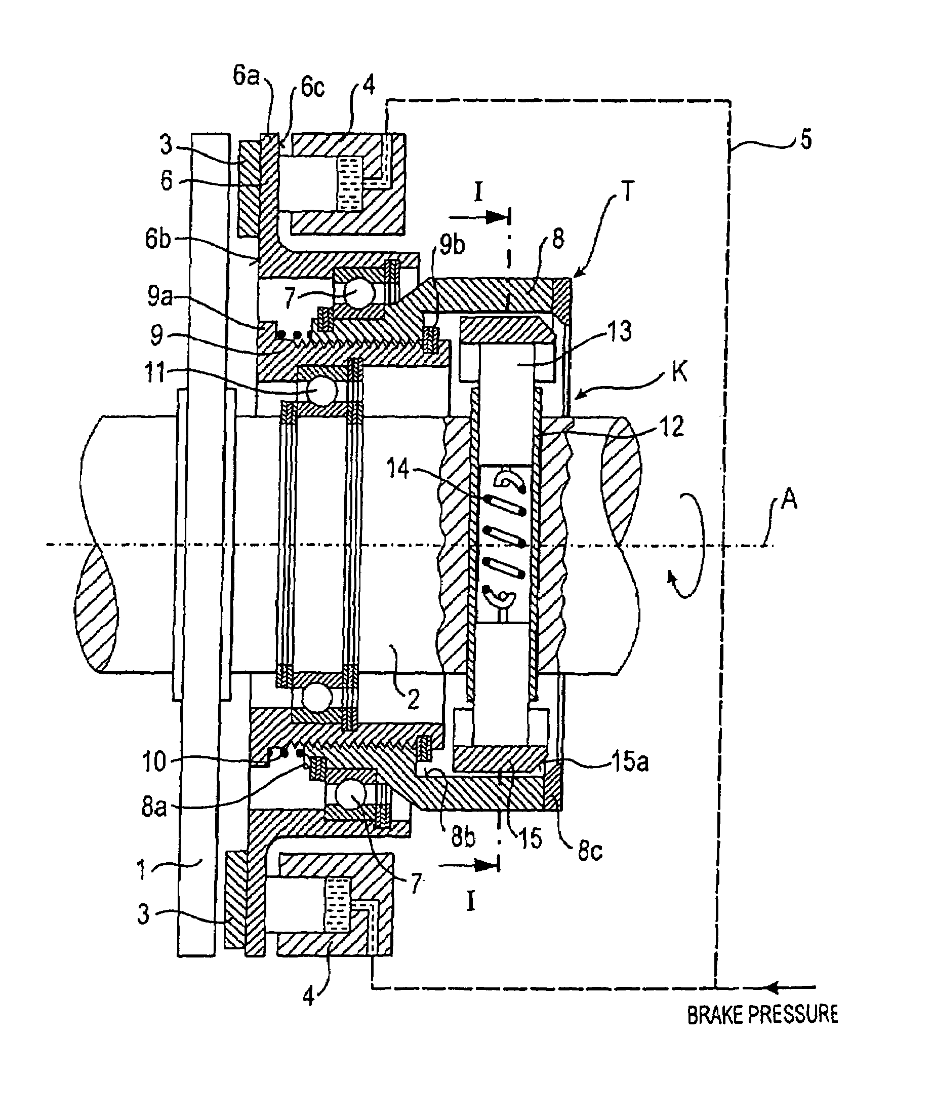 Rotor brake as well as rotor and rotary-wing aircraft with such a rotor brake