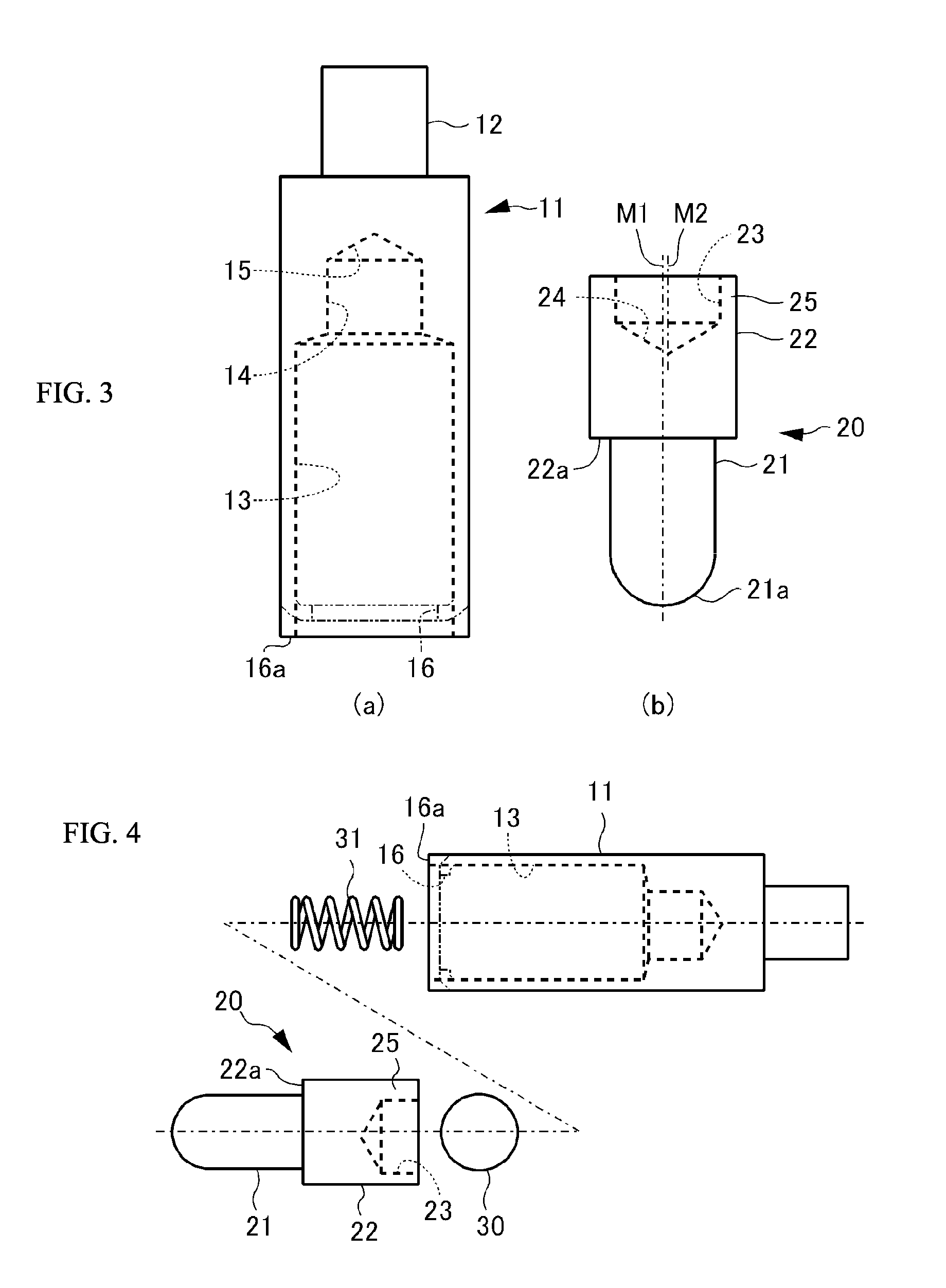 Contact terminal having a plunger pin