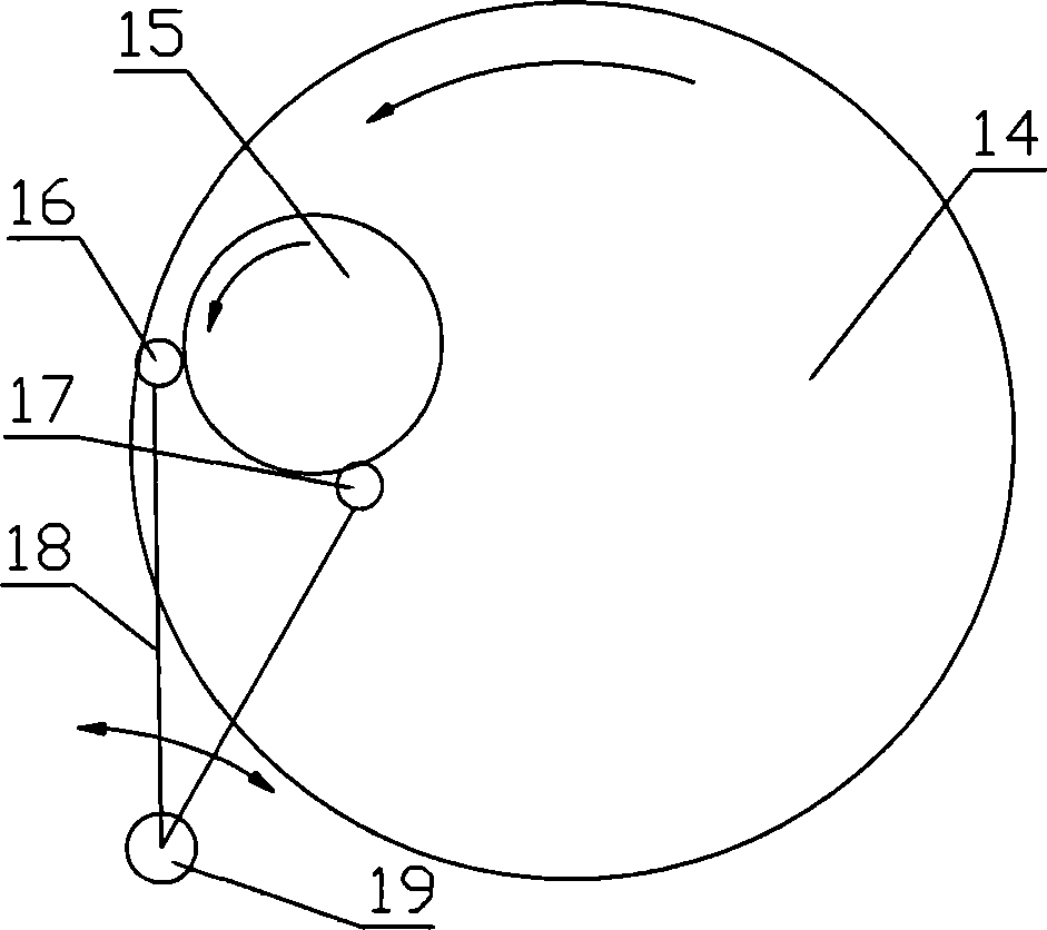 Reciprocating straight-line and rotating motion grinding polishing device