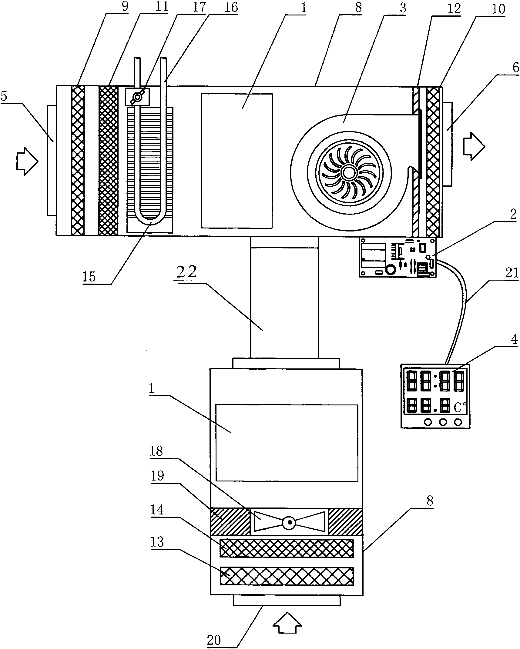 Air purifying device