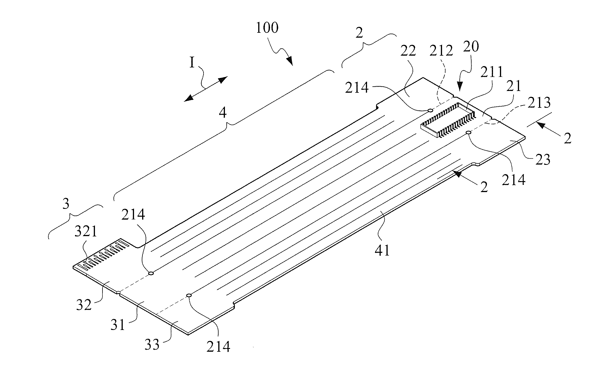 Bundled flexible flat circuit cable