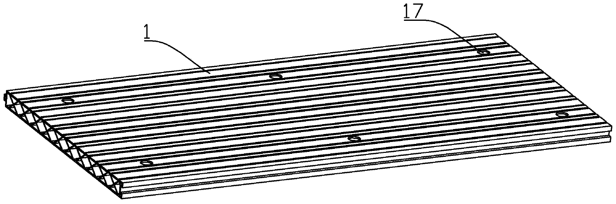 Fabricated overhead leveling device capable of being used for blank ground