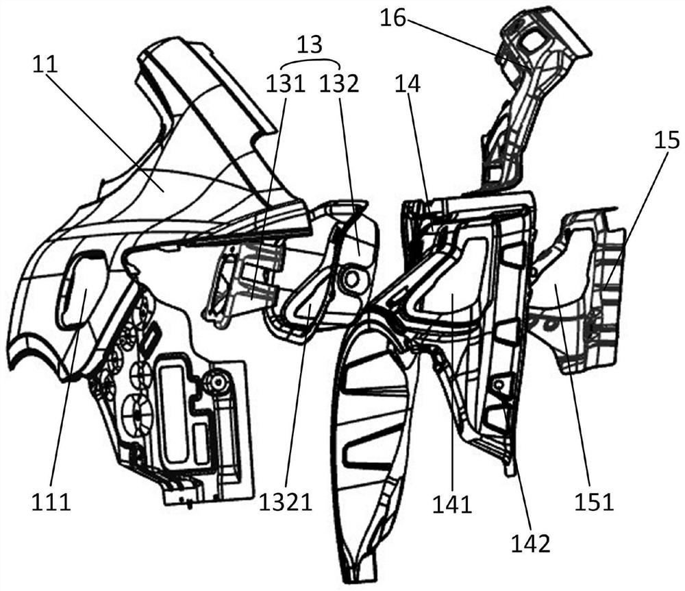 Vehicle charging port mounting assembly and vehicle