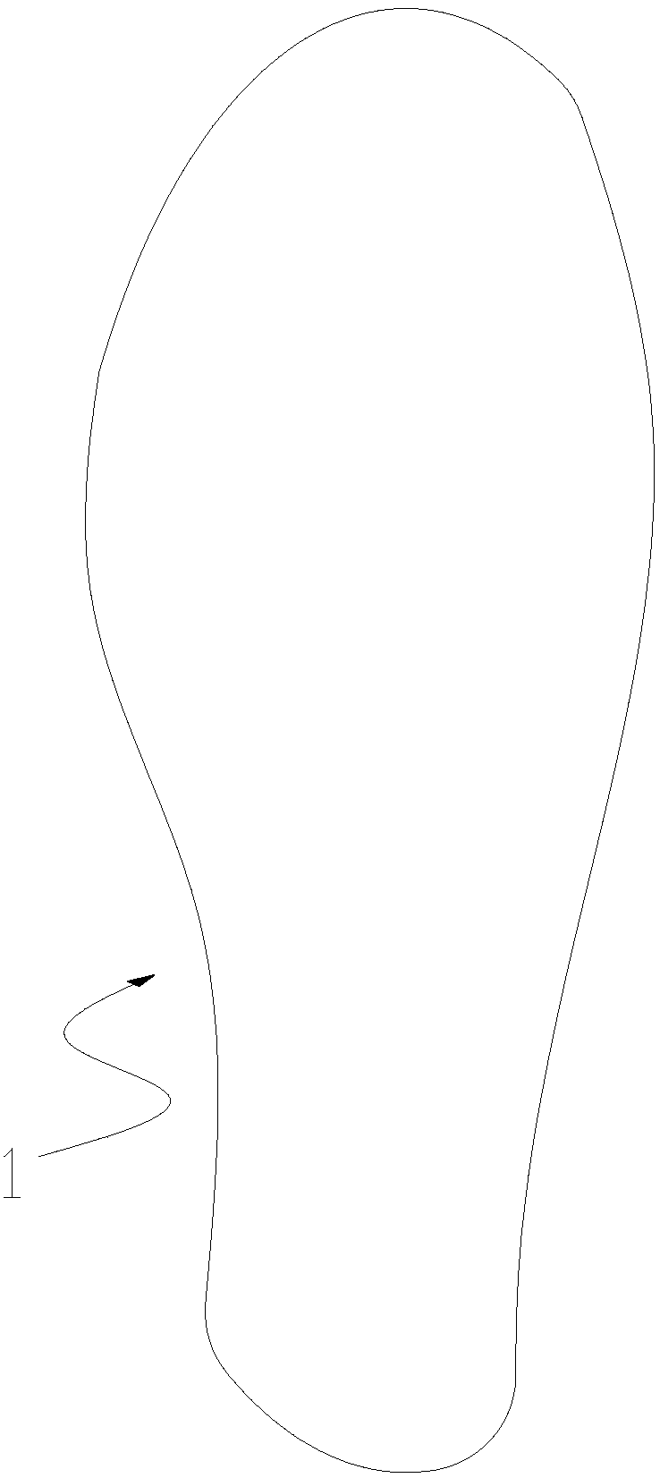 Vertical cotton insole and making method thereof