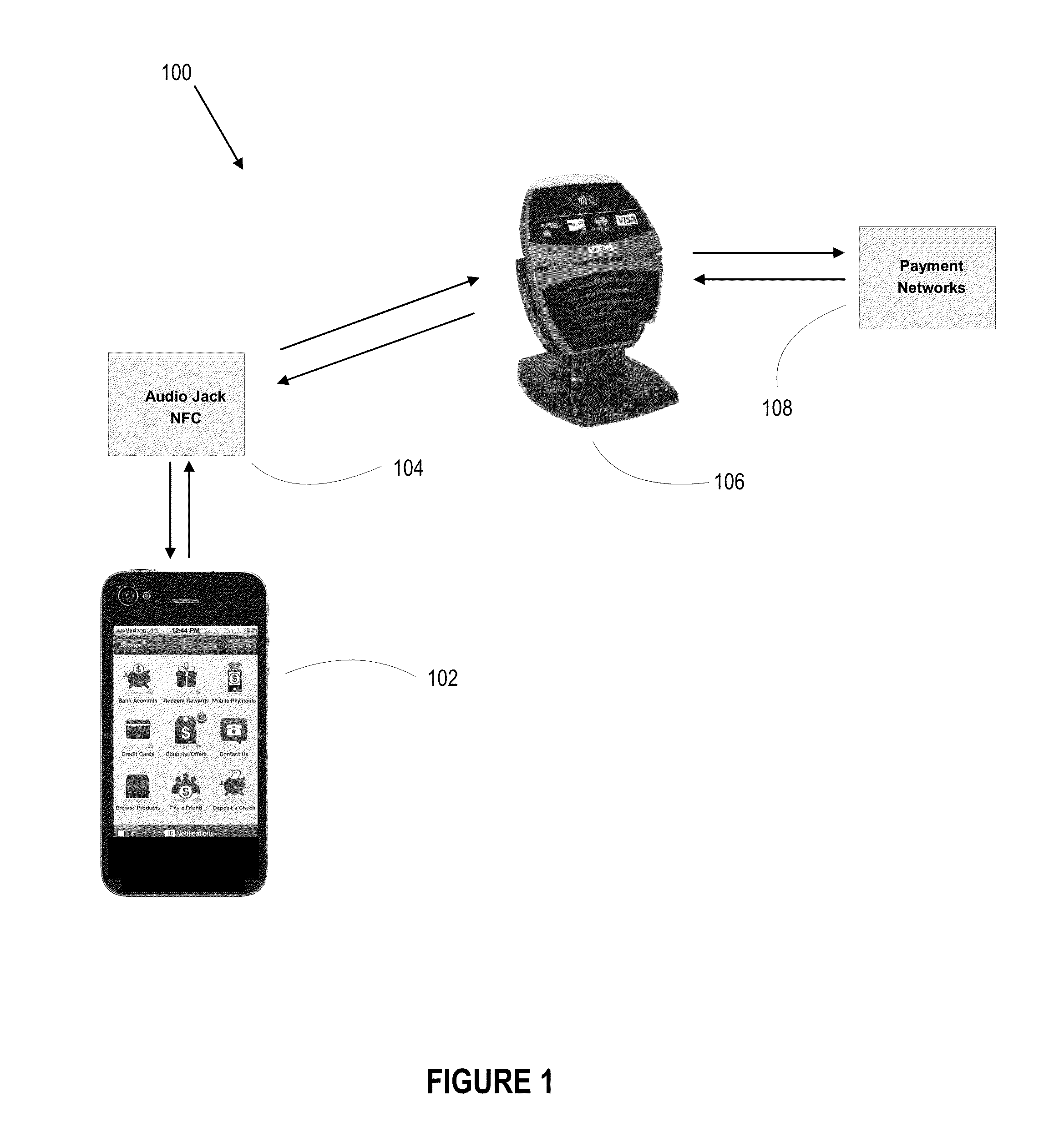 System and method for providing contactless payment with a near field communications attachment