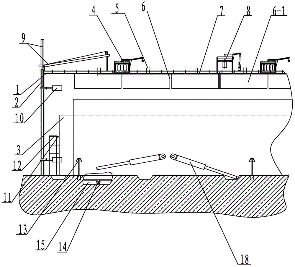 A fully enclosed mobile silicon carbide smelting furnace