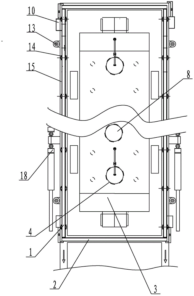 A fully enclosed mobile silicon carbide smelting furnace