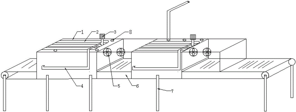 Mechanism, production equipment and method for drying bamboo stick incense