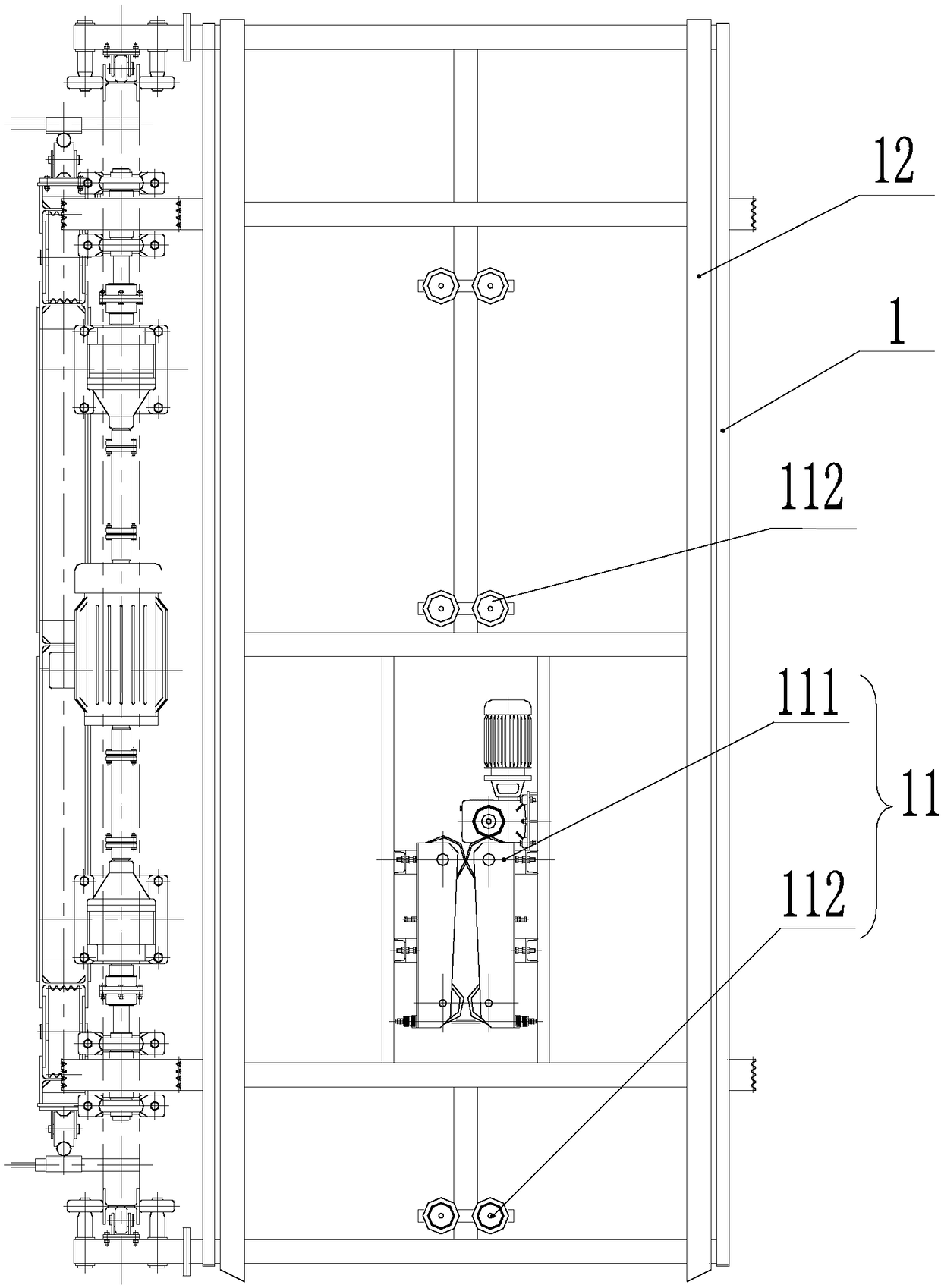 Manipulator clamping type stereoscopic parking equipment